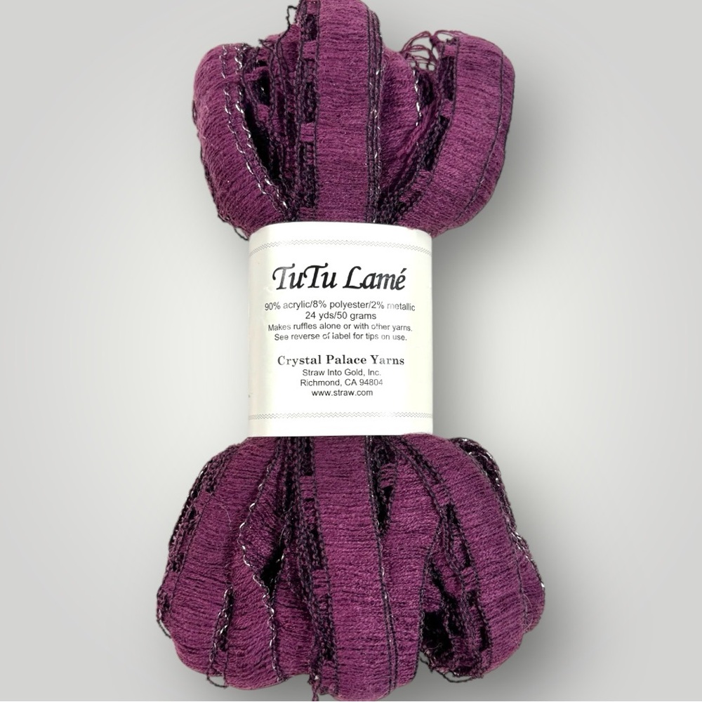 Crystal Palace Yarns TuTu Lamé Acrylic Polyester Metallic 24yds